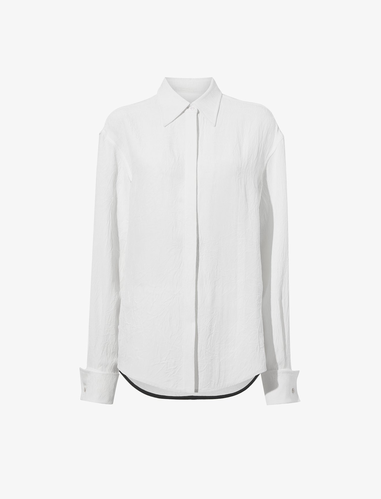 Crushed Matte Satin Shirt #6