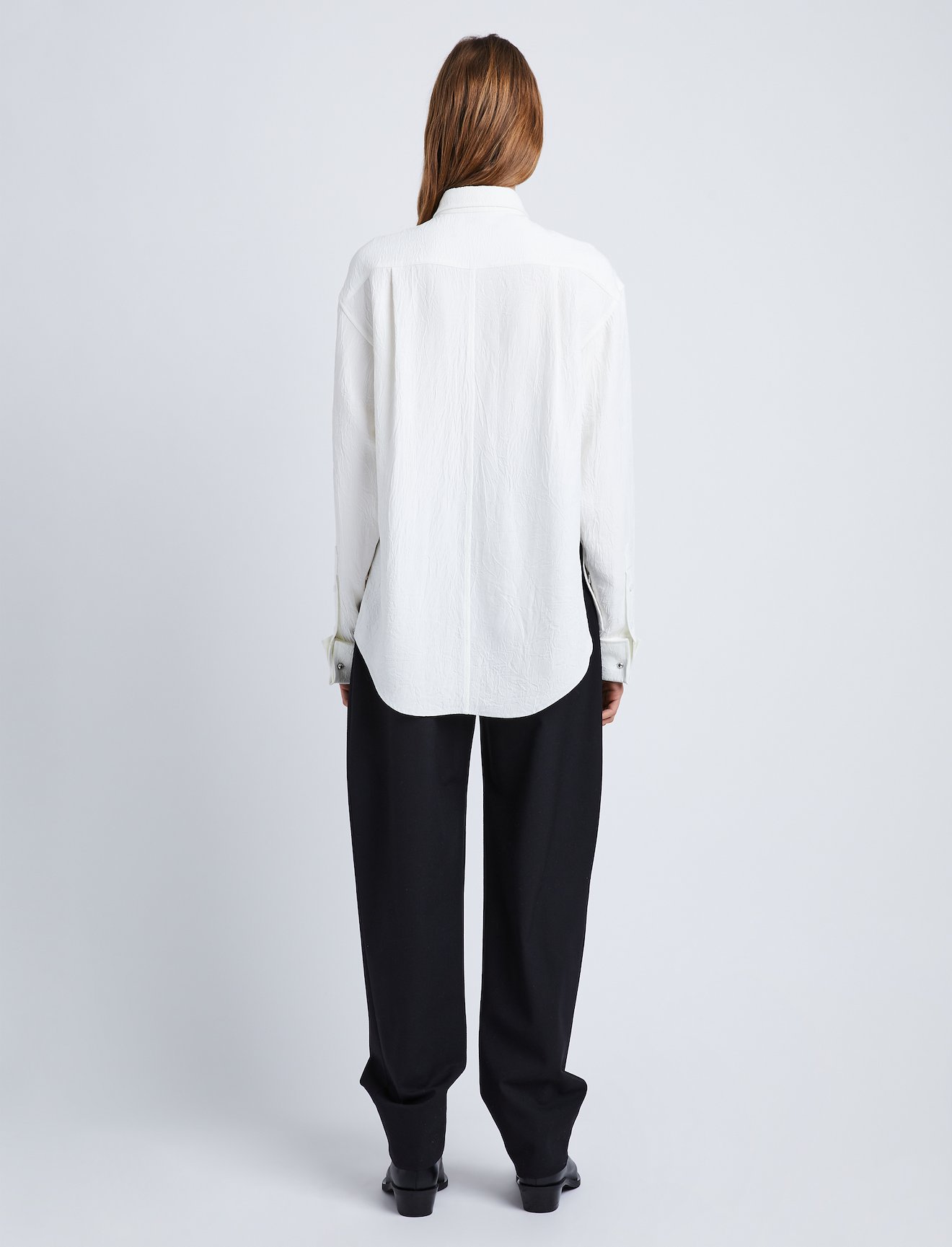 Crushed Matte Satin Shirt #3
