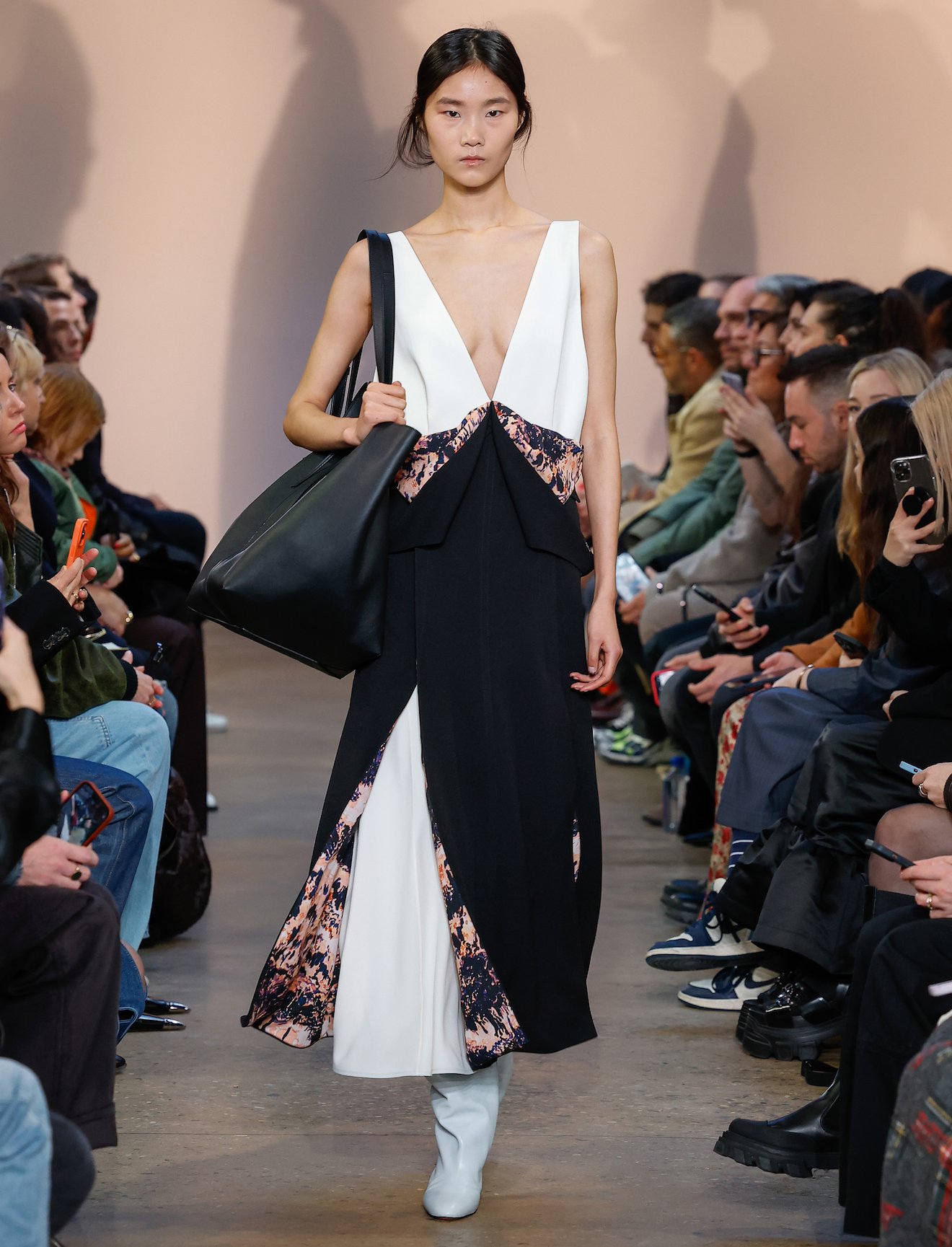 Printed Viscose Crepe Dress #2