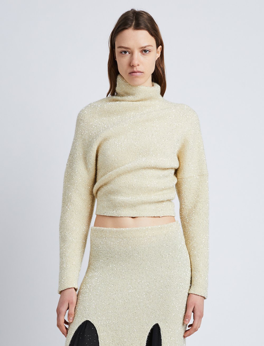 Textured Sequin Sweater