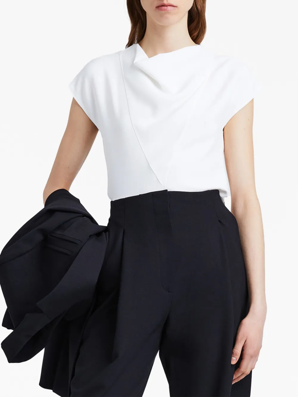 Proenza Schouler Matte Viscose Crepe Shell Top Women