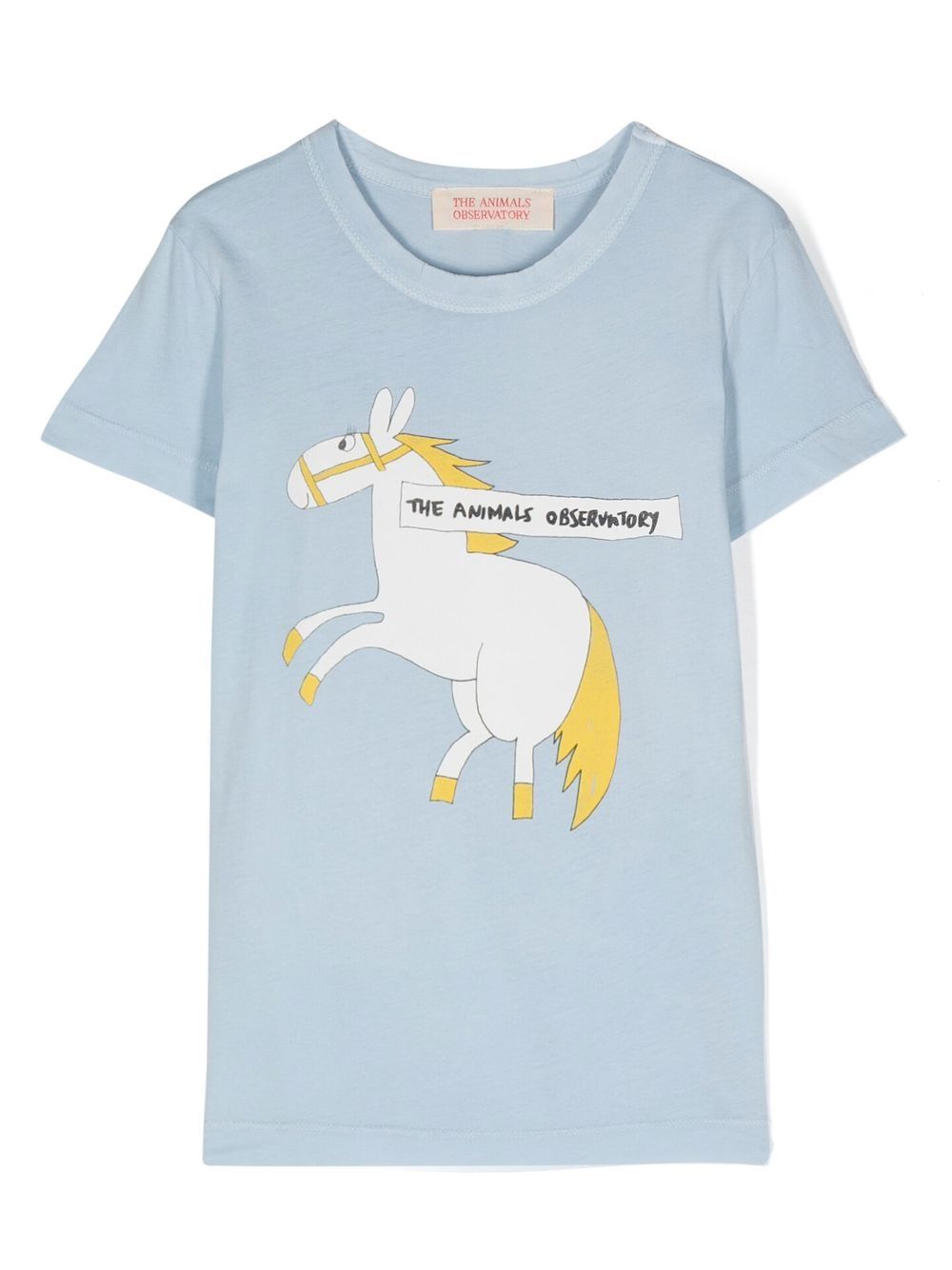 

The Animals Observatory graphic-print cotton T-shirt - Blue