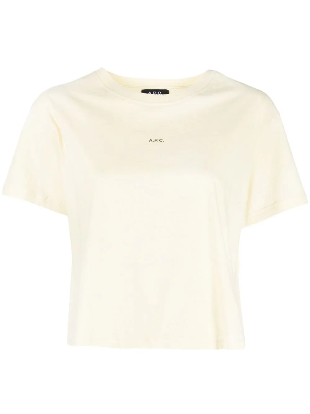 Image 1 of A.P.C. logo-print cotton T-shirt