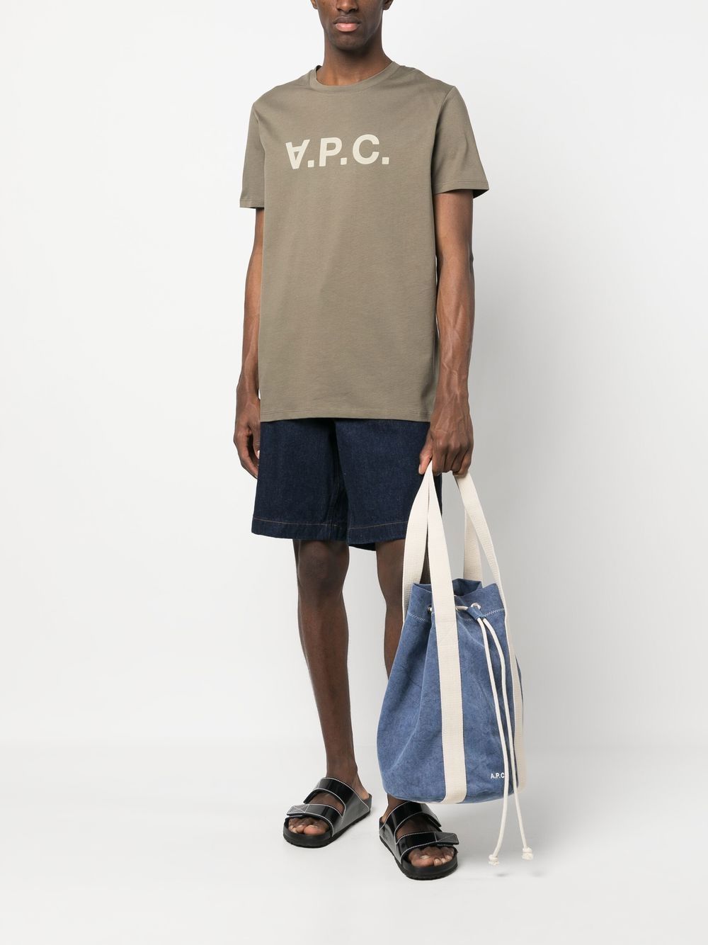 A.P.C. Angelo denim tas - Blauw