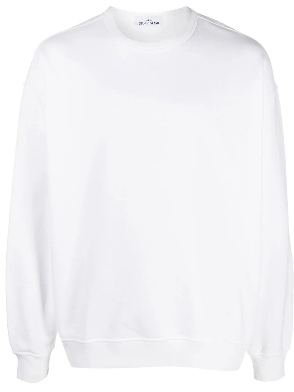 

Stone Island sudadera con logo bordado - Blanco