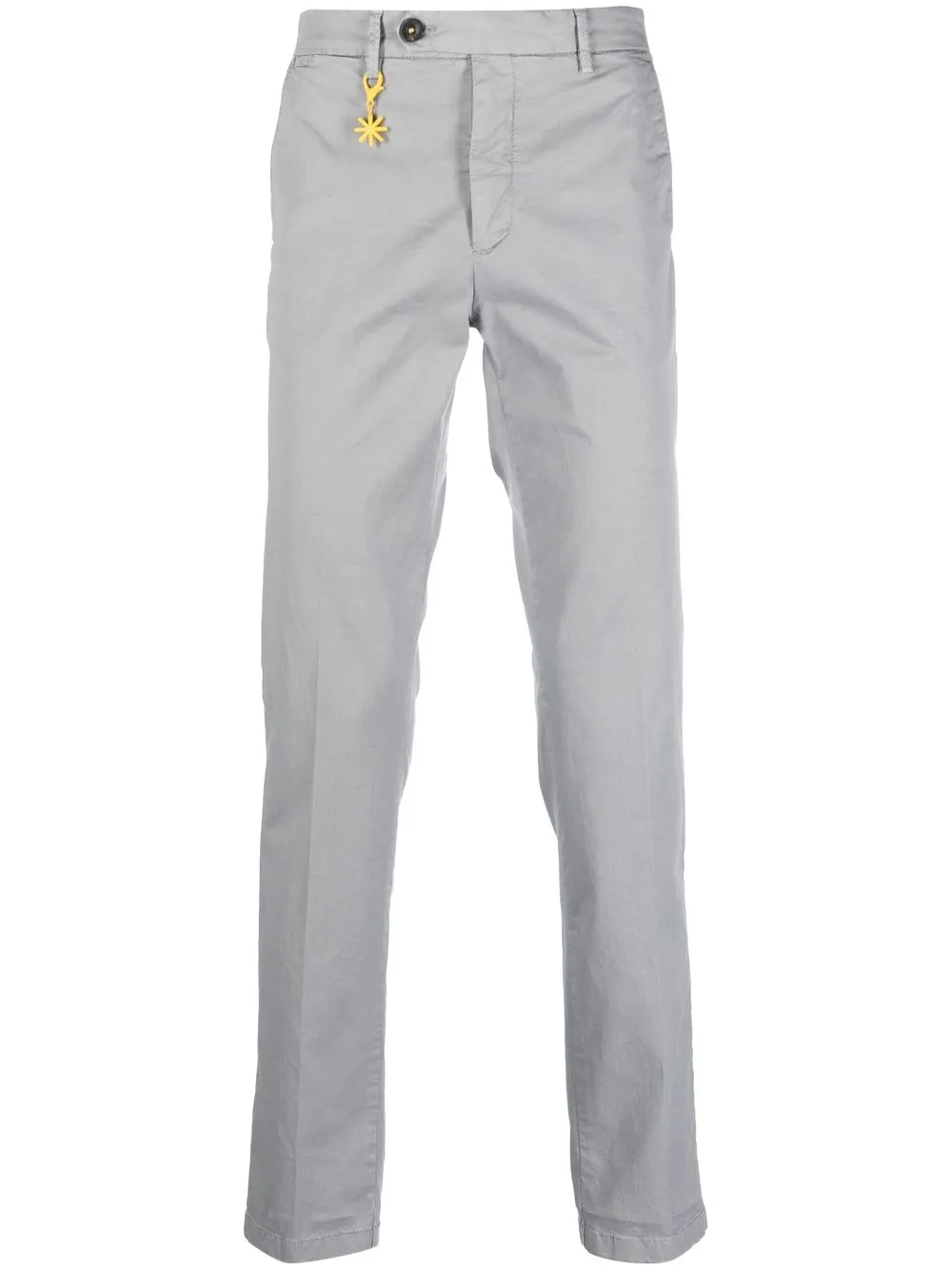 

Manuel Ritz charm-detail four-pocket chinos - Grey