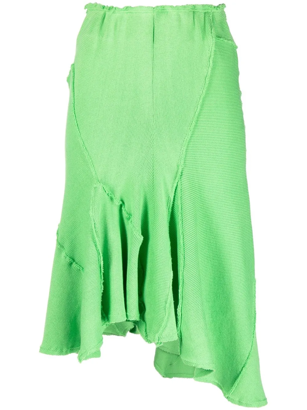 

Talia Byre asymmetric midi skirt - Green