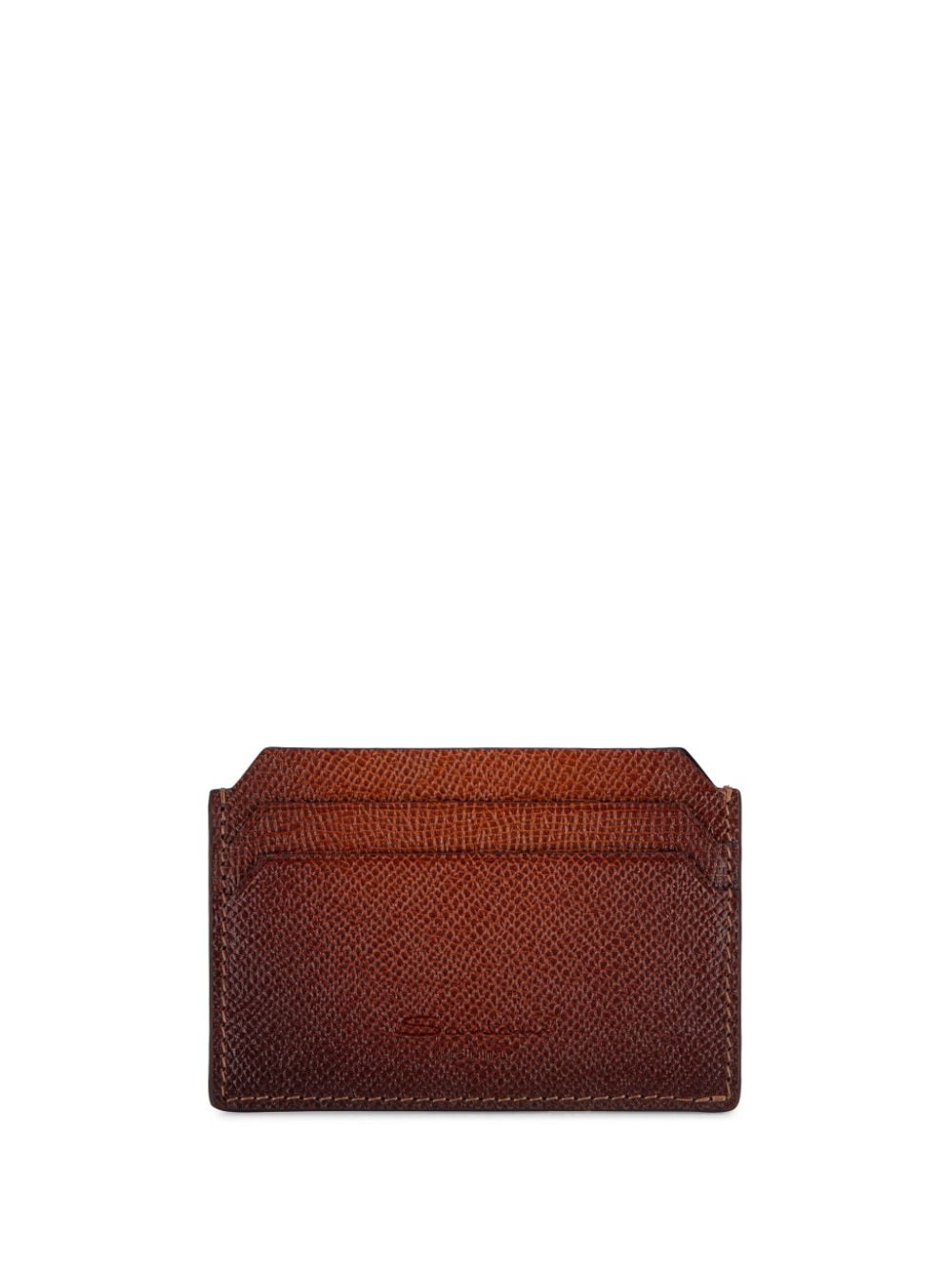 Santoni Men's Saffiano Leather Bifold Wallet