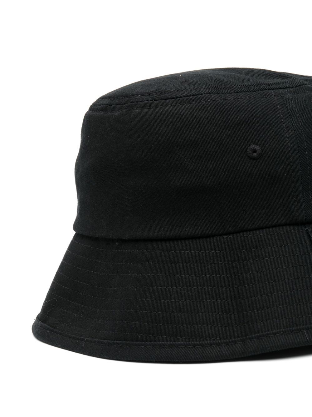Shop Etudes Studio Logo-patch Bucket Hat In Schwarz