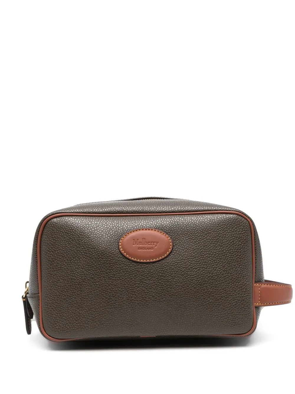 

Mulberry logo-patch leather bag - Brown