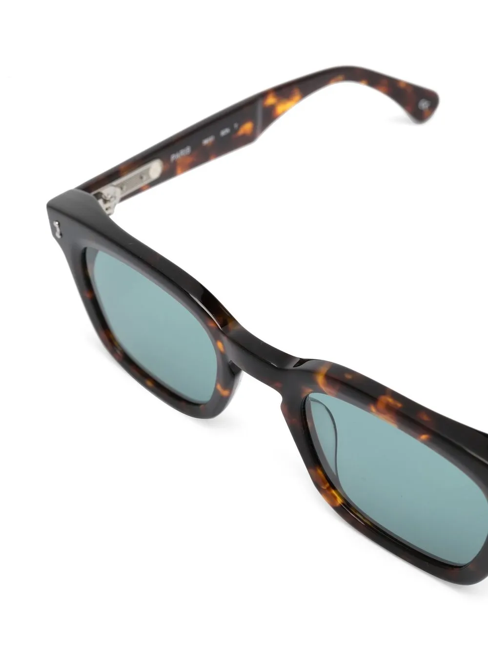  Peter And May Tortoiseshell-effect Square-frame Sunglasses - Brown 