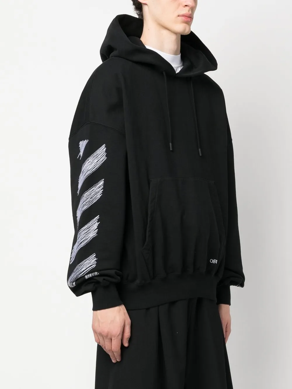 Off-White オフホワイト Scribble Diagプリント パーカー - FARFETCH