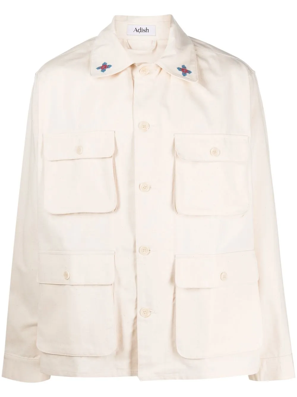 ADISH EMBROIDERED-COLLAR DETAIL JACKET