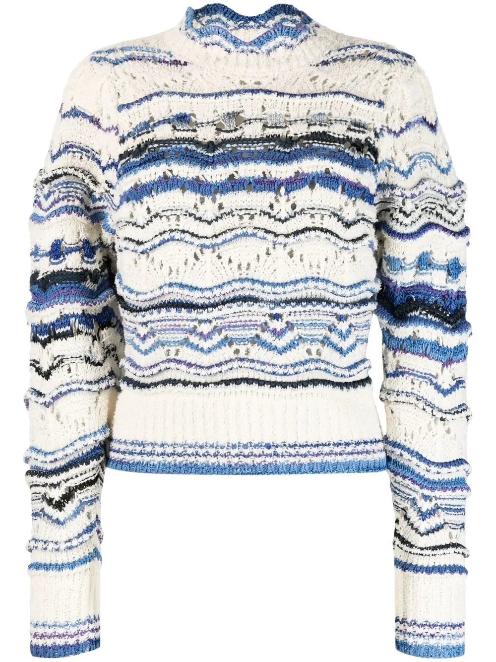 

Isabel Marant Étoile Ambre striped knit jumper - Blue