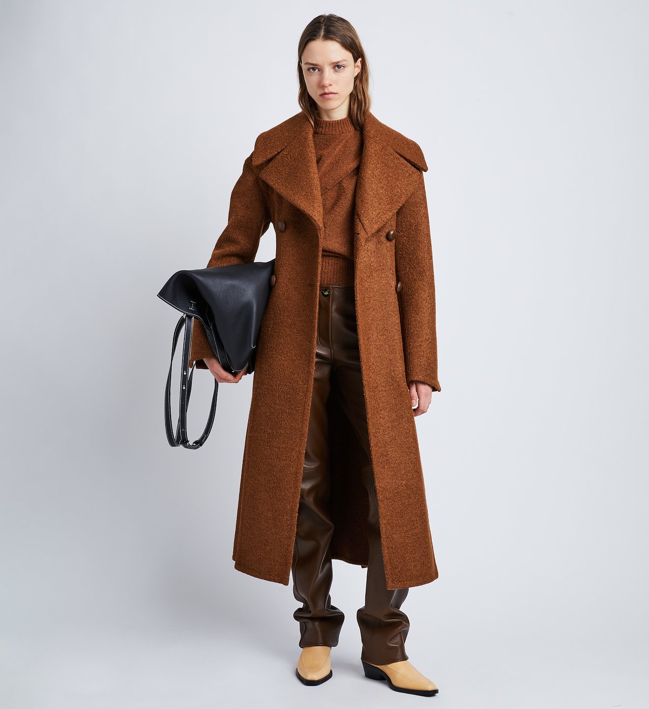 Double Face Llama Wool Coat
