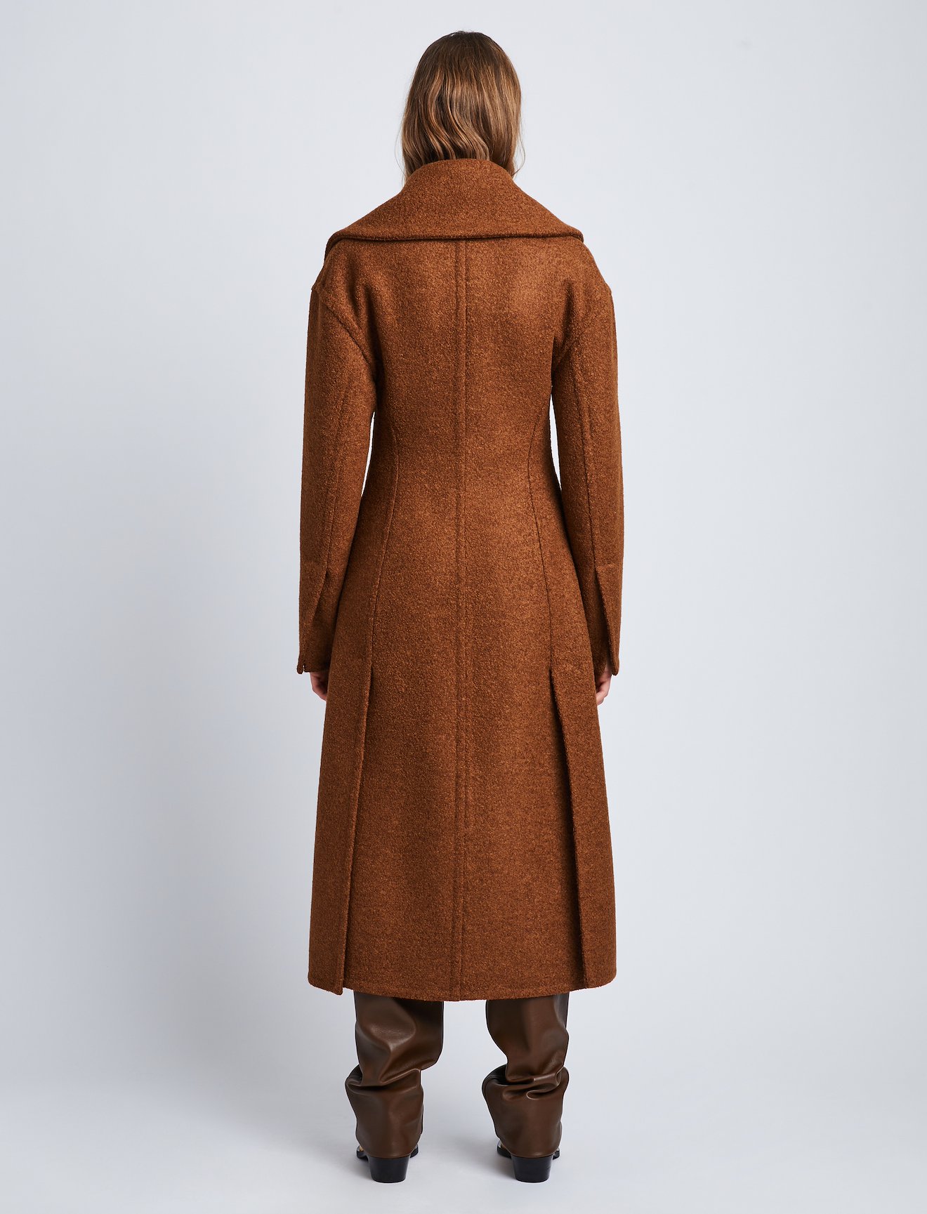Double Face Llama Wool Coat #2
