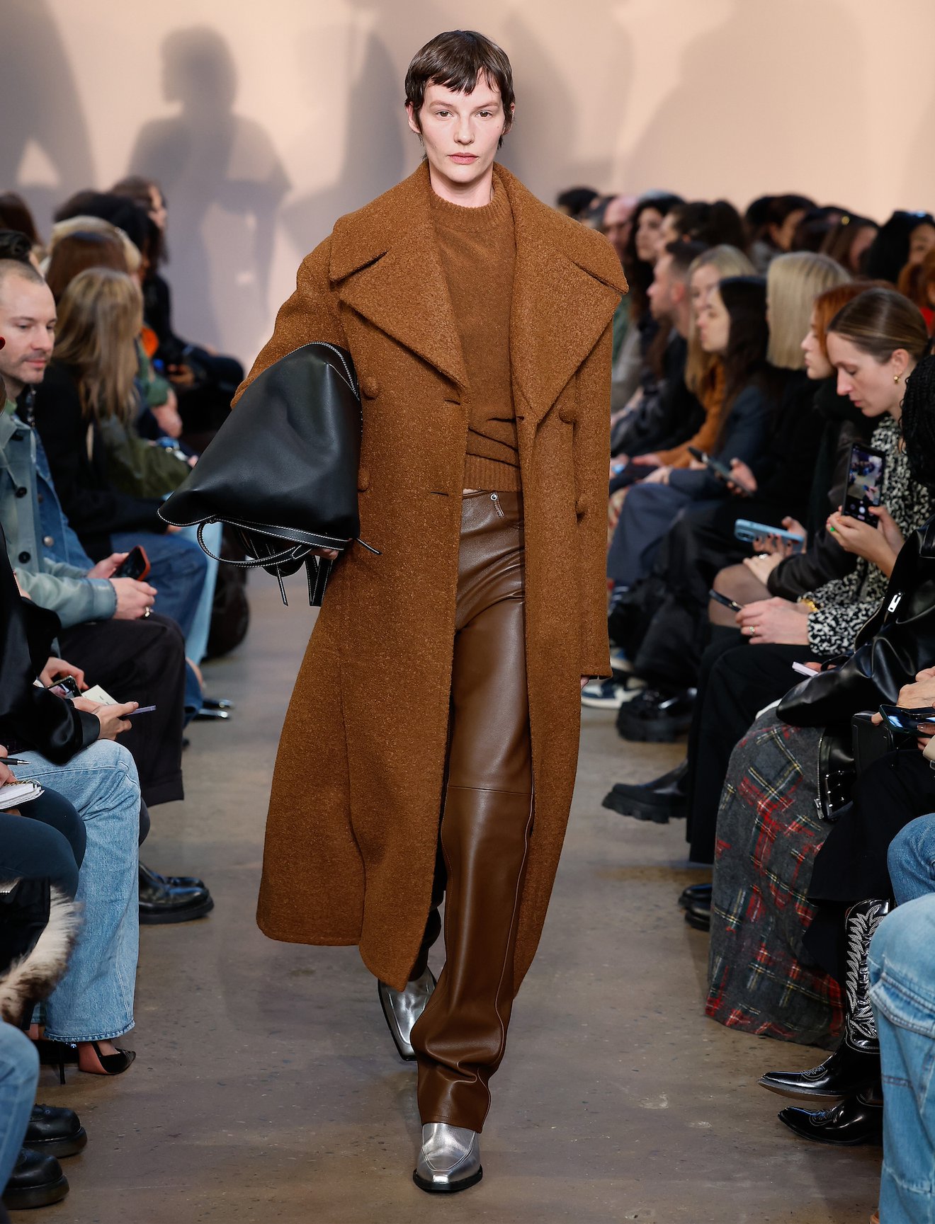 Double Face Llama Wool Coat #6