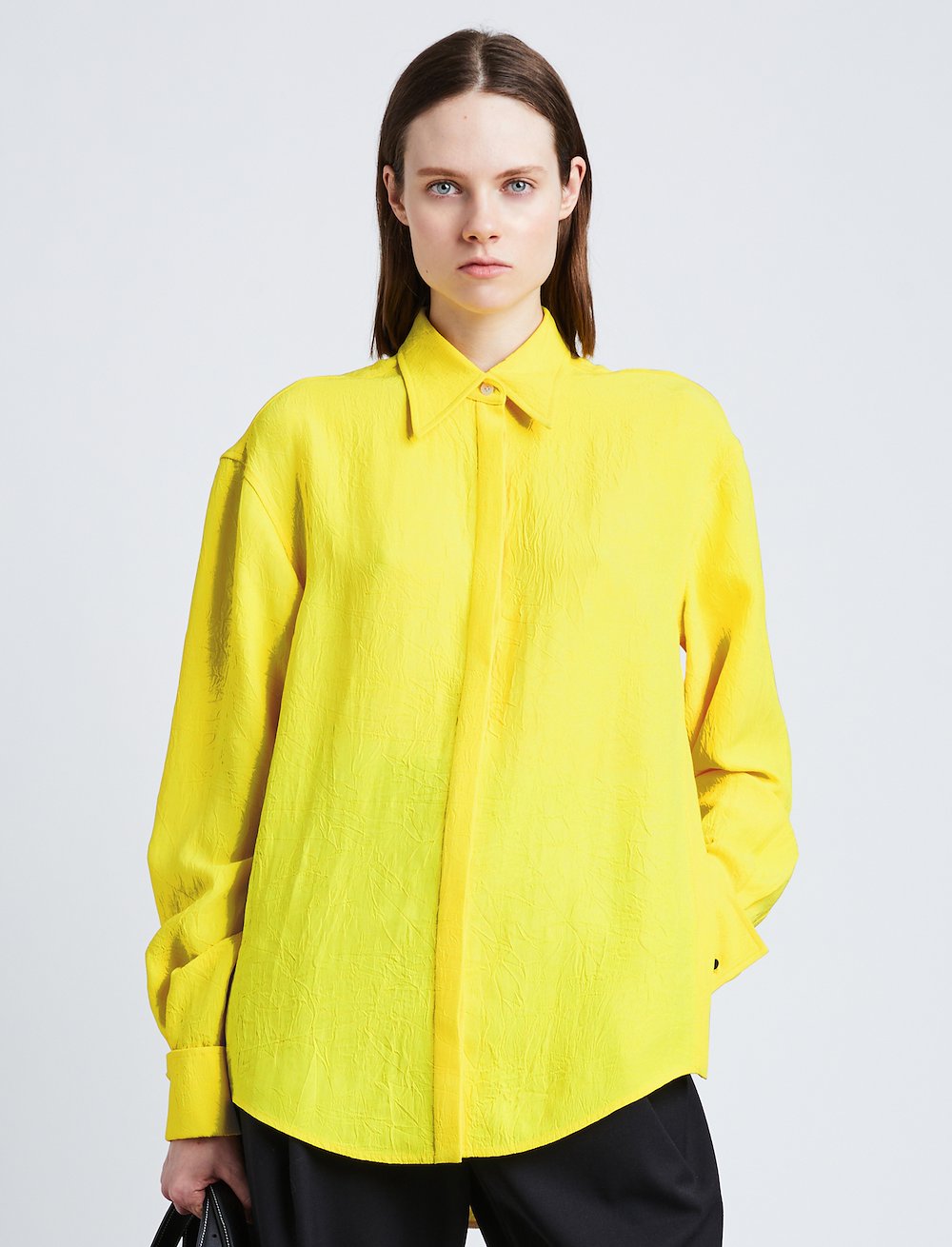 Crushed Matte Satin Shirt