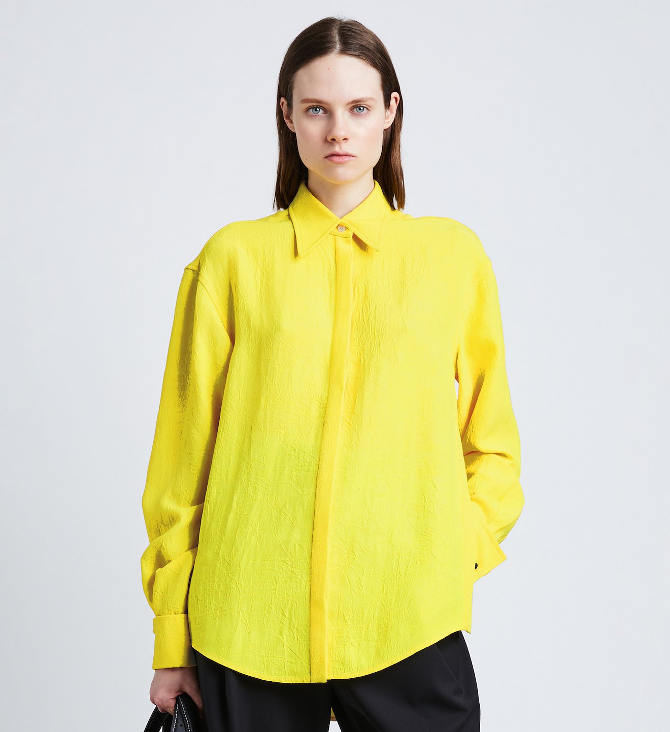 Crushed Matte Satin Shirt