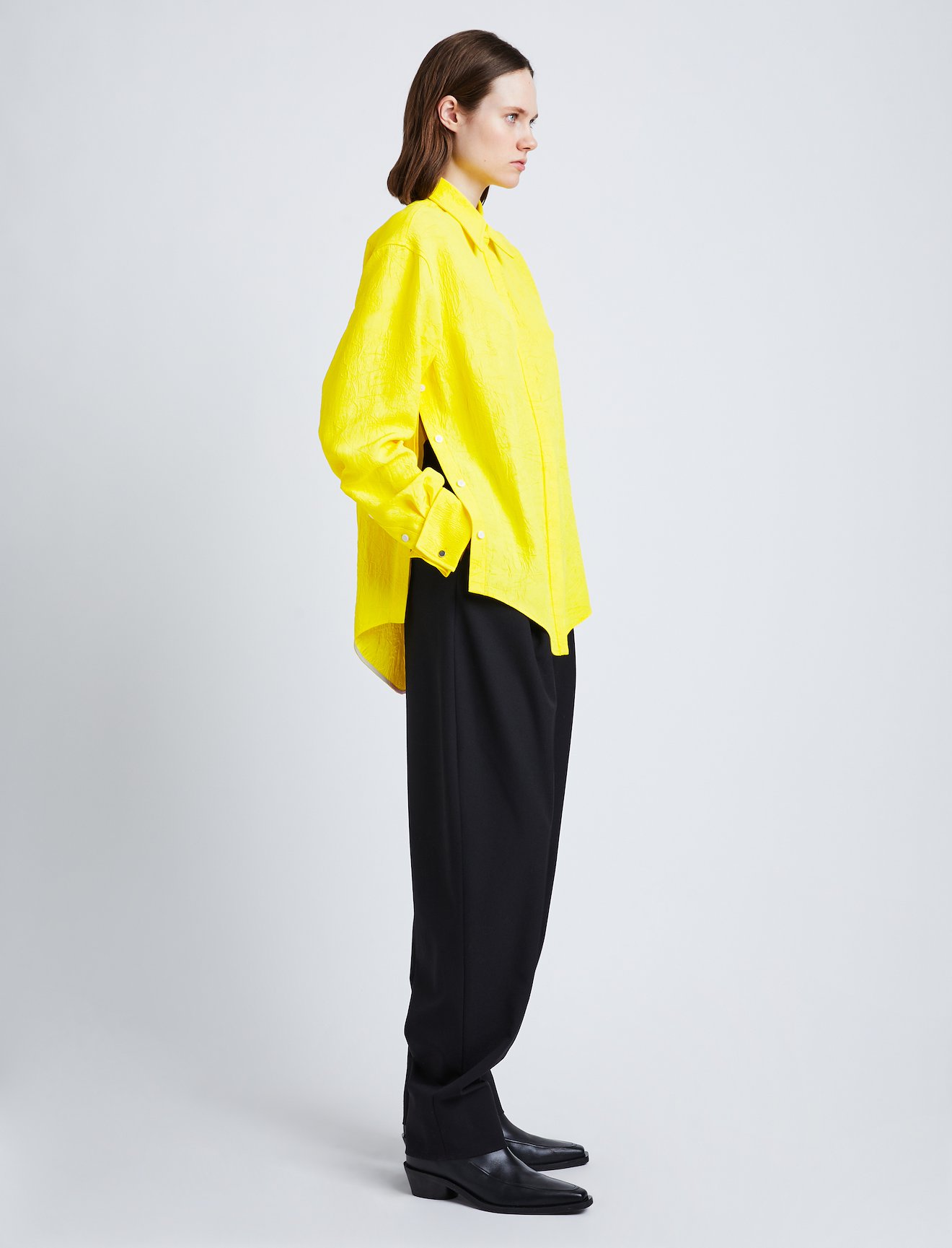 Crushed Matte Satin Shirt #2