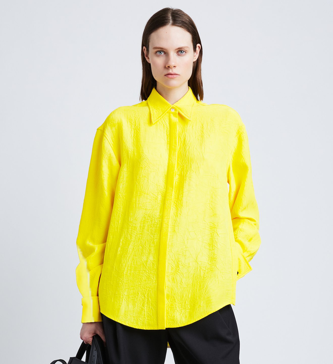 Crushed Matte Satin Shirt