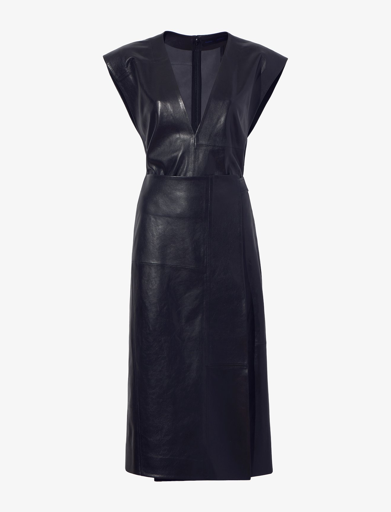 Grainy Leather Dress #4