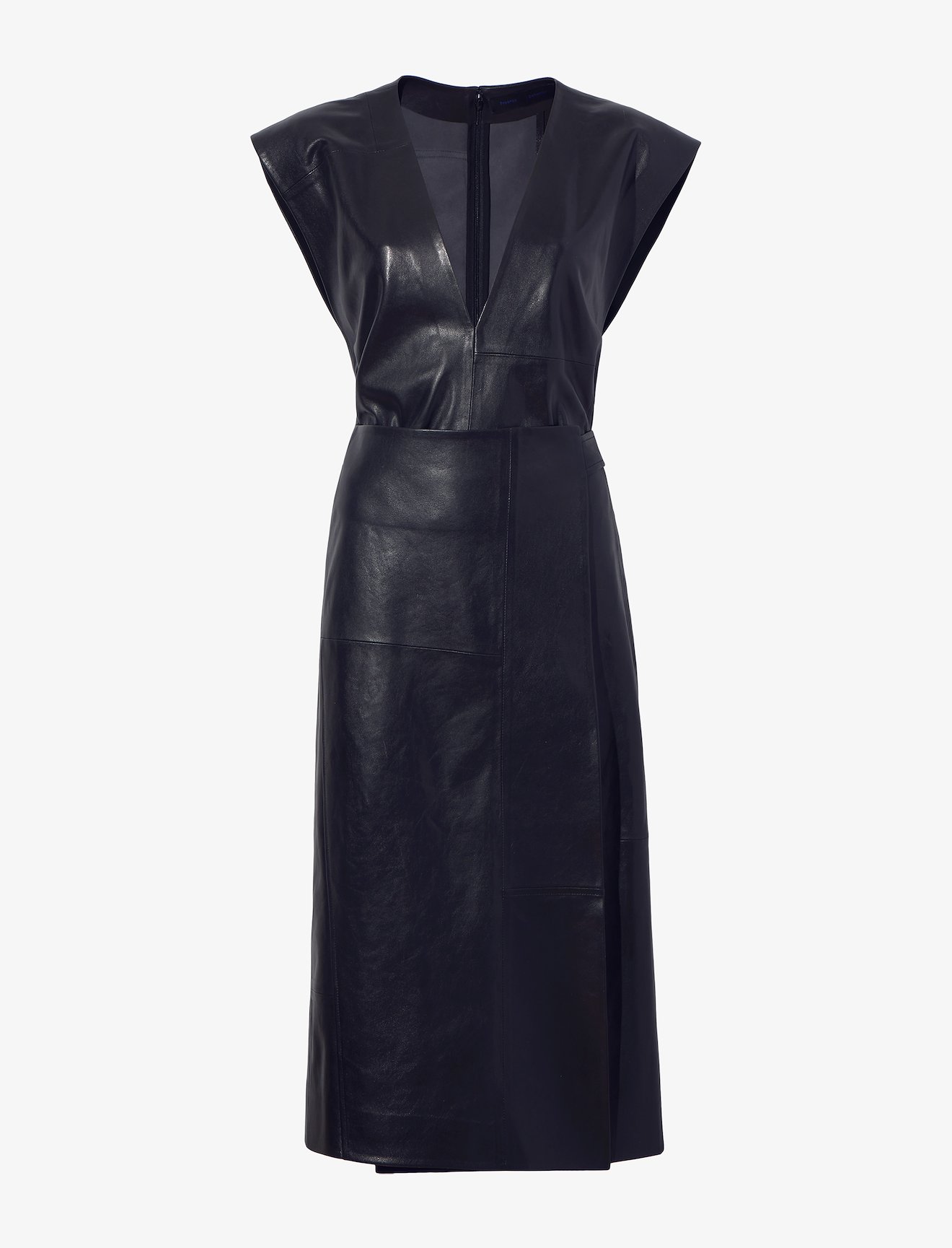 Grainy Leather Dress #4