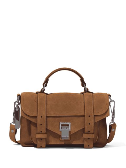 Proenza Schouler PS1 Tiny suede bag