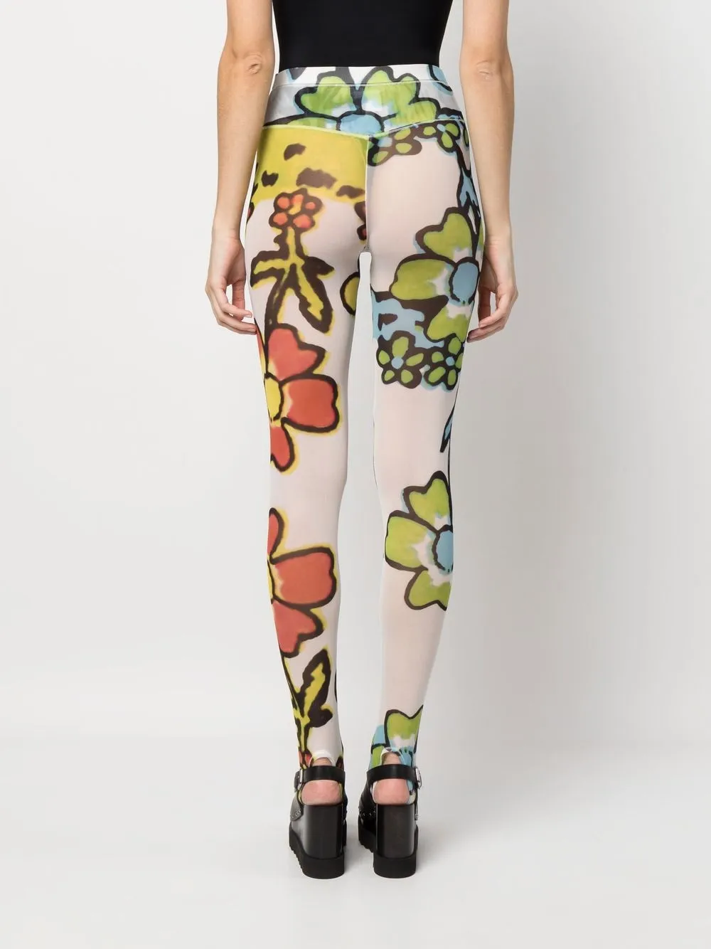 Chopova Lowena floral-print Leggings - Farfetch