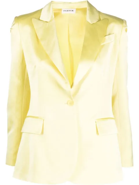 P.A.R.O.S.H. satin-finish blazer