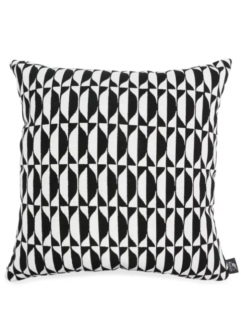 Fornasetti geometric outdoor cushion