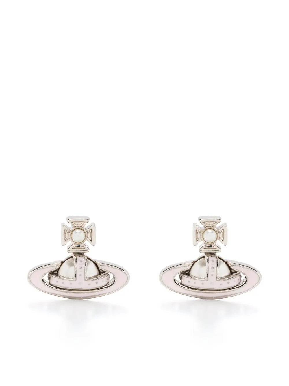 

Vivienne Westwood pearl-detail Orb earrings - Silver