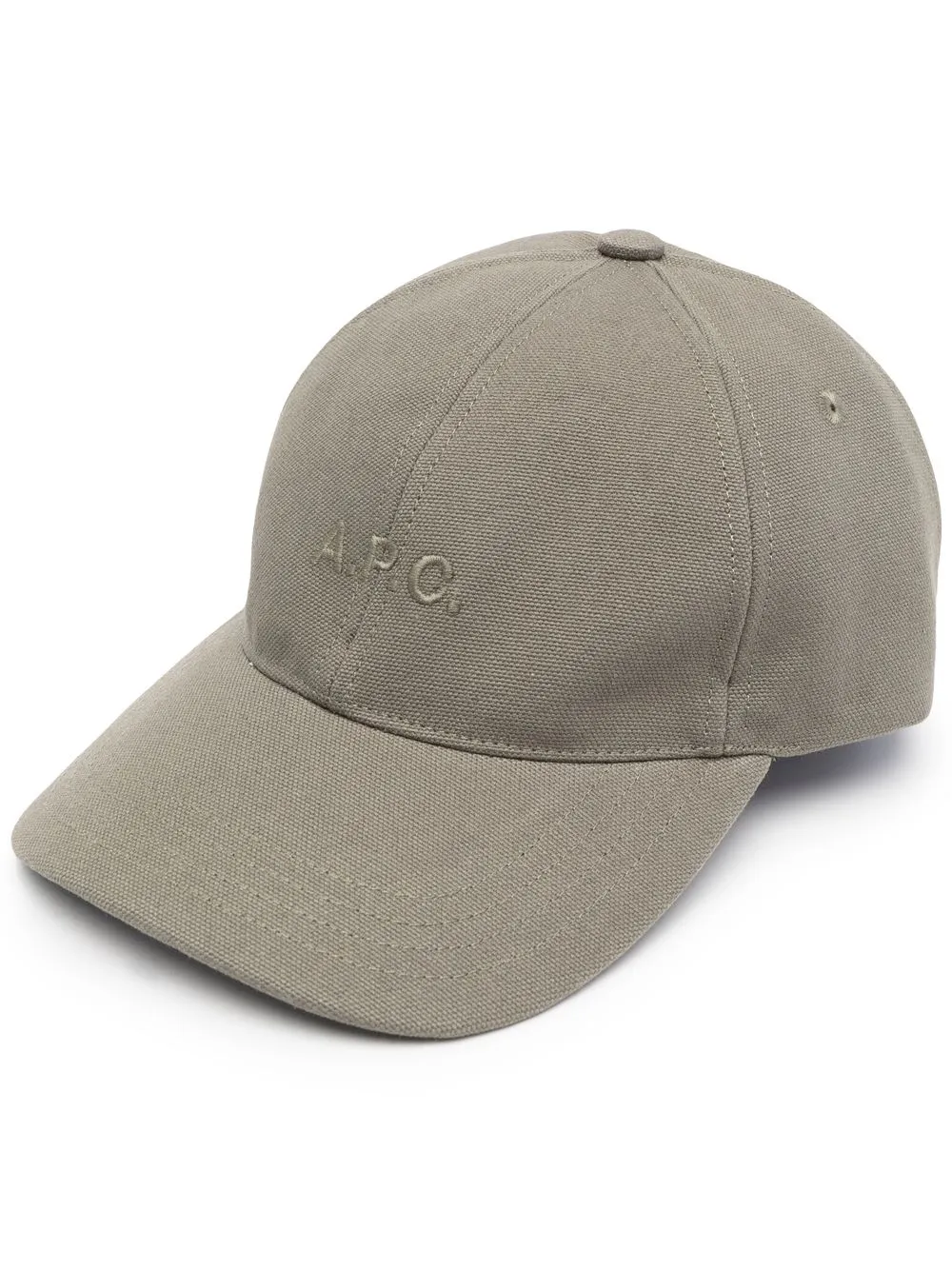 

A.P.C. logo-embroidered baseball cap - Green