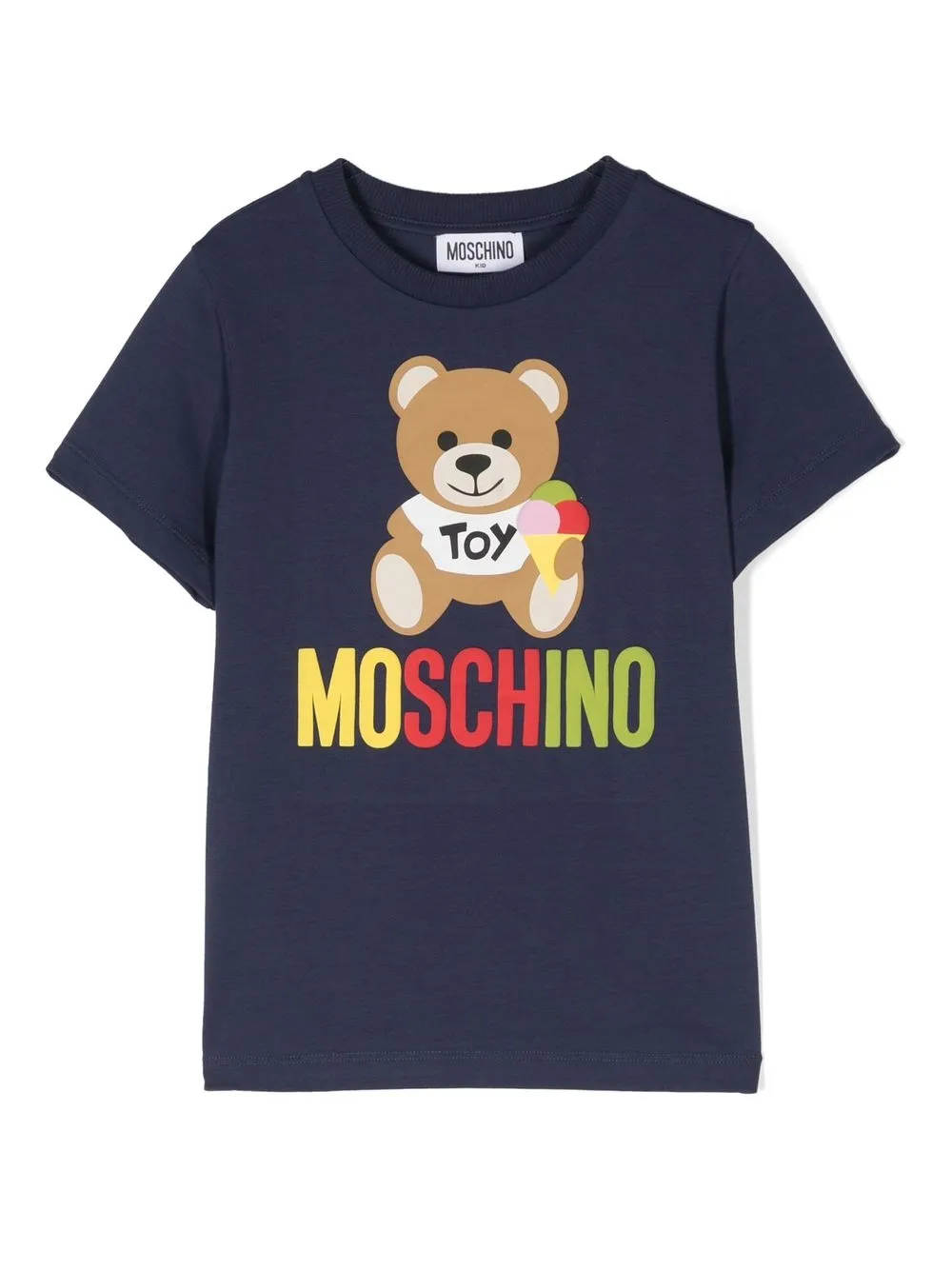 

Moschino Kids playera con motivo de osito - Azul