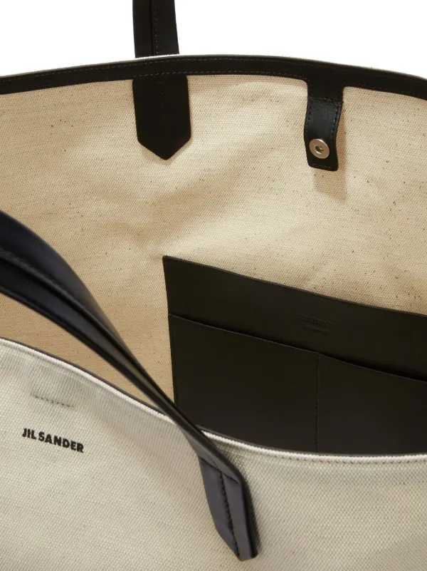 Jil Sander Tape Medium Tote Bag | White | FARFETCH