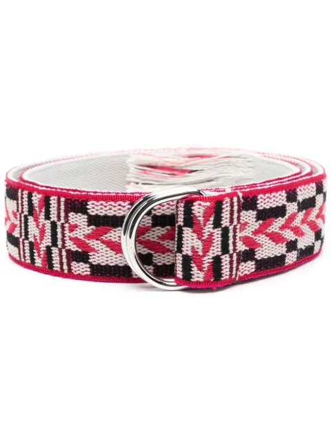 ISABEL MARANT fringed jacquard belt