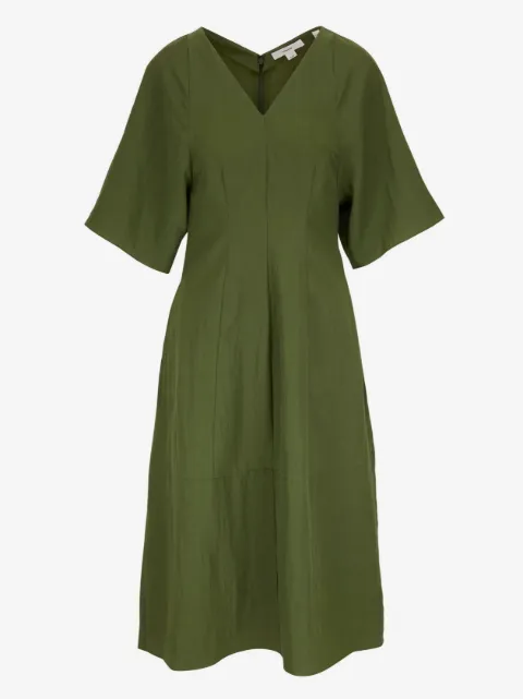 Vince short-sleeve V-neck dress