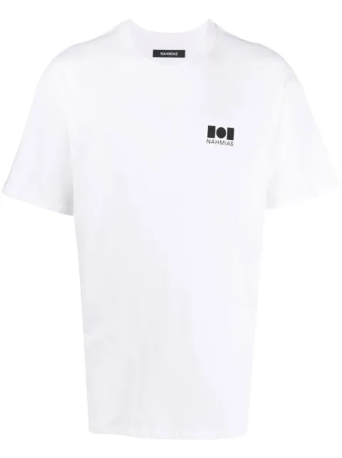 Nahmias logo-print cotton T-shirt