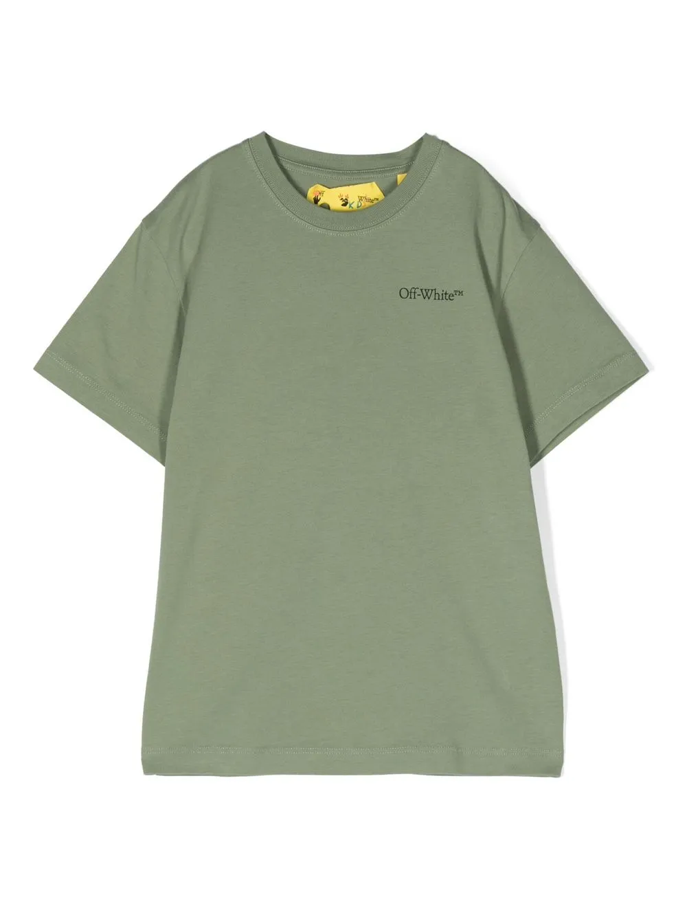 

Off-White Kids rear logo print T-shirt - Green