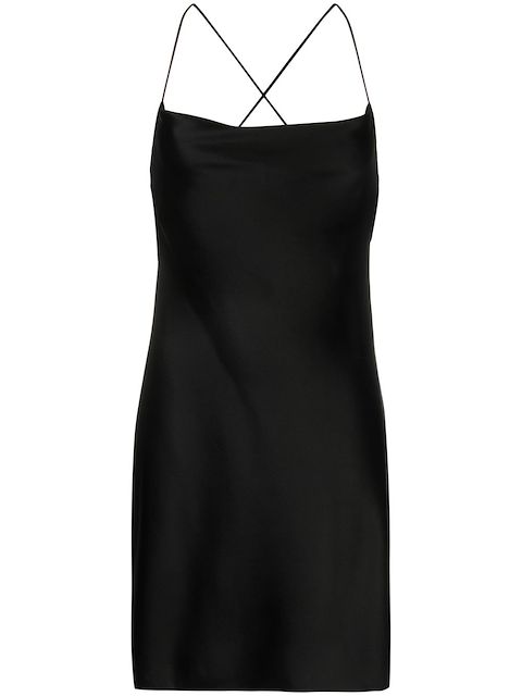 Saint Laurent silk slip minidress