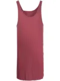 11 By Boris Bidjan Saberi U-neck rust tank top - Pink