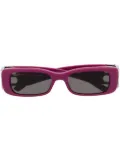 Balenciaga Eyewear Dynasty rectangle-frame sunglasses - Pink