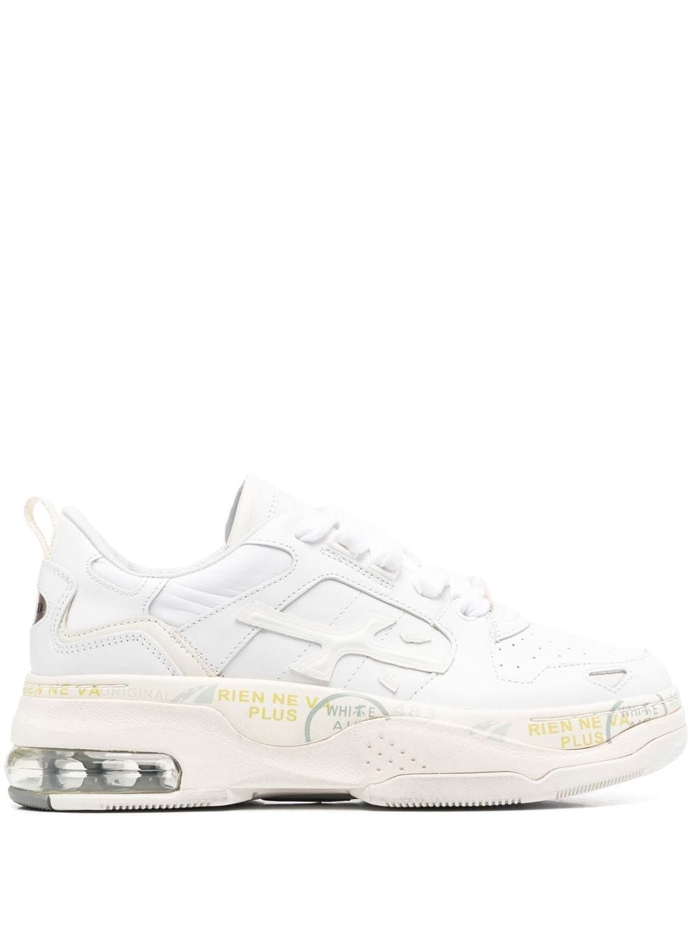 Premiata Drake Chunky Low-top Sneakers In White