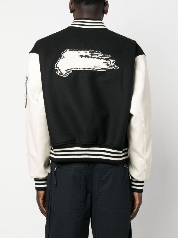 Y-3 logo-print Varsity Jacket - Farfetch