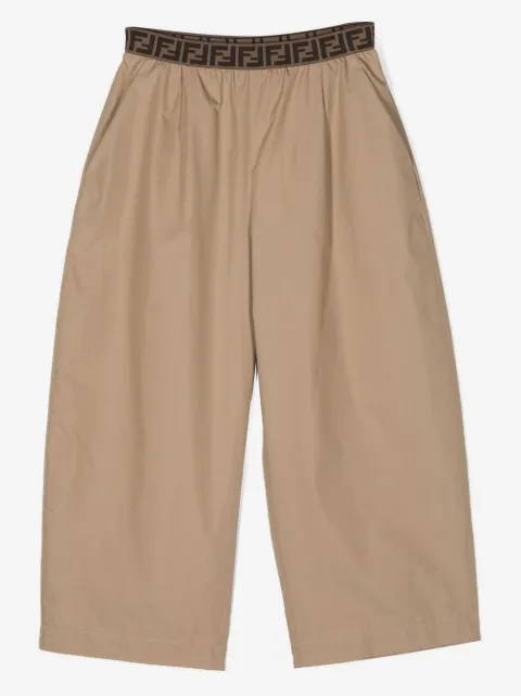 Fendi Kids shorts con motivo FF