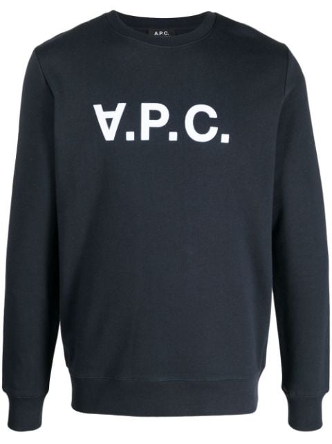 A.P.C. V.P.C. logo-print cotton sweatshirt
