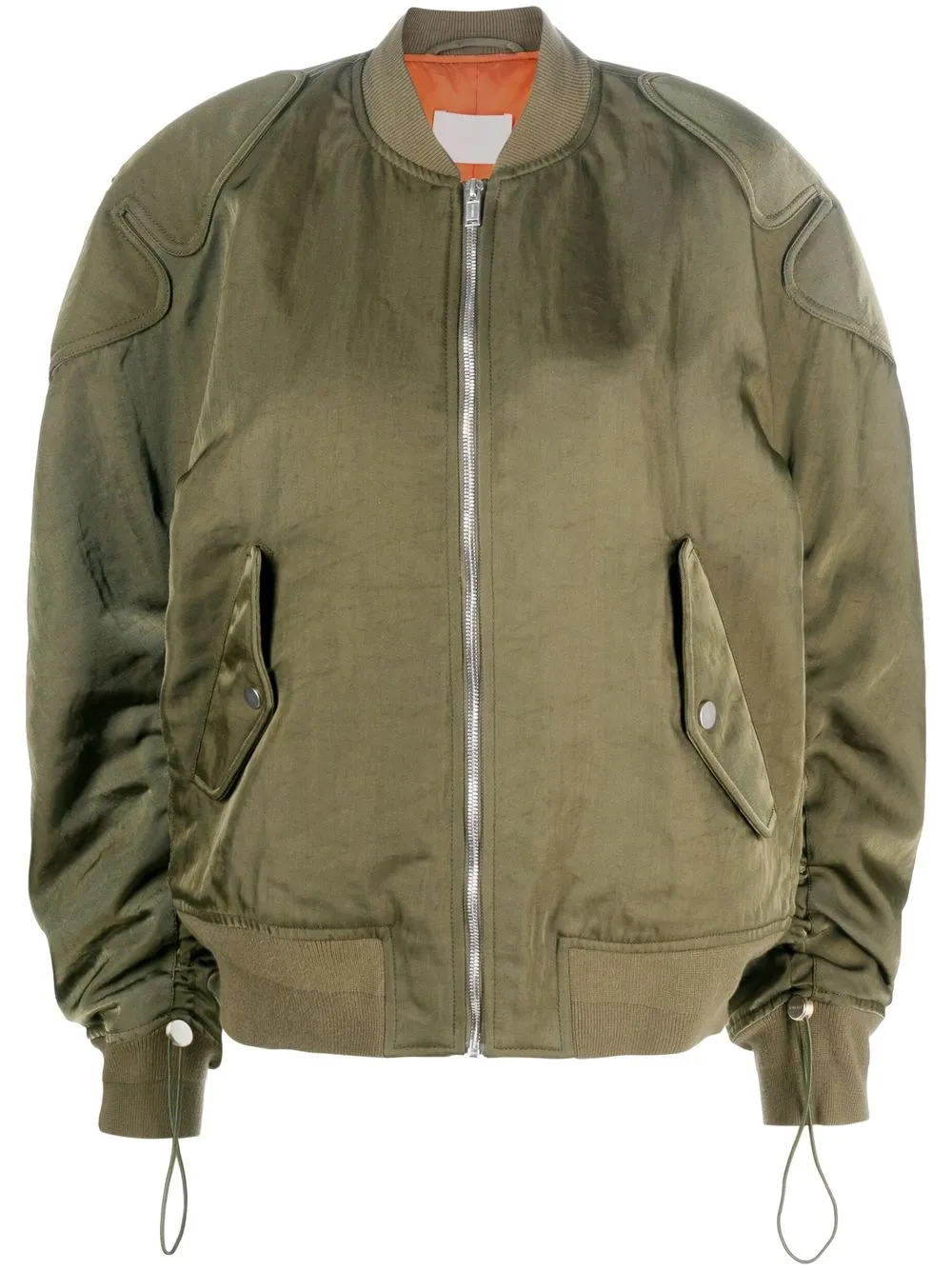 

Dion Lee zip-up bomber jacket - Green