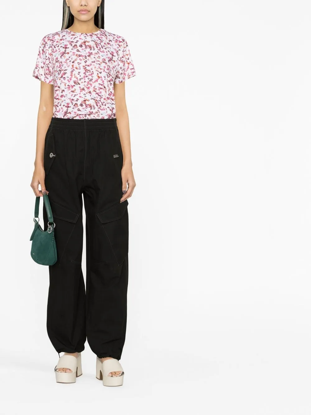 MARANT ÉTOILE Top met bloemenprint - Beige