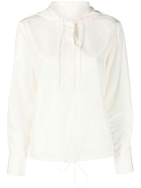 Calvin Klein long-sleeve drawstring hoodie