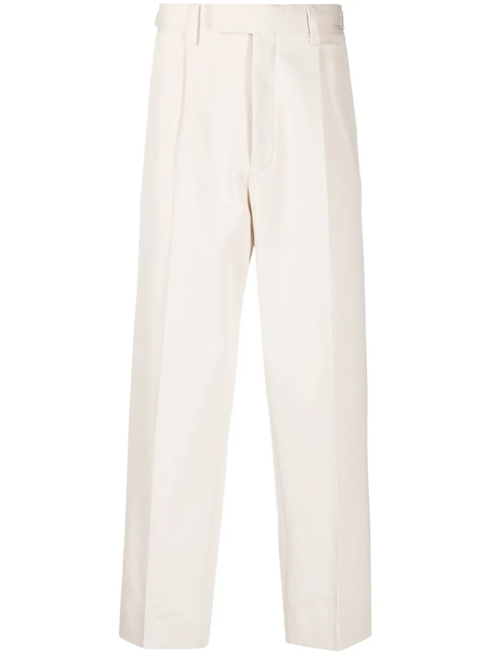 

Zegna pressed-crease tailored trousers - Neutrals